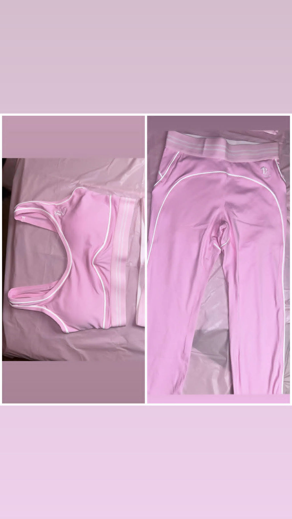 Pink 2-Piece Yoga Set