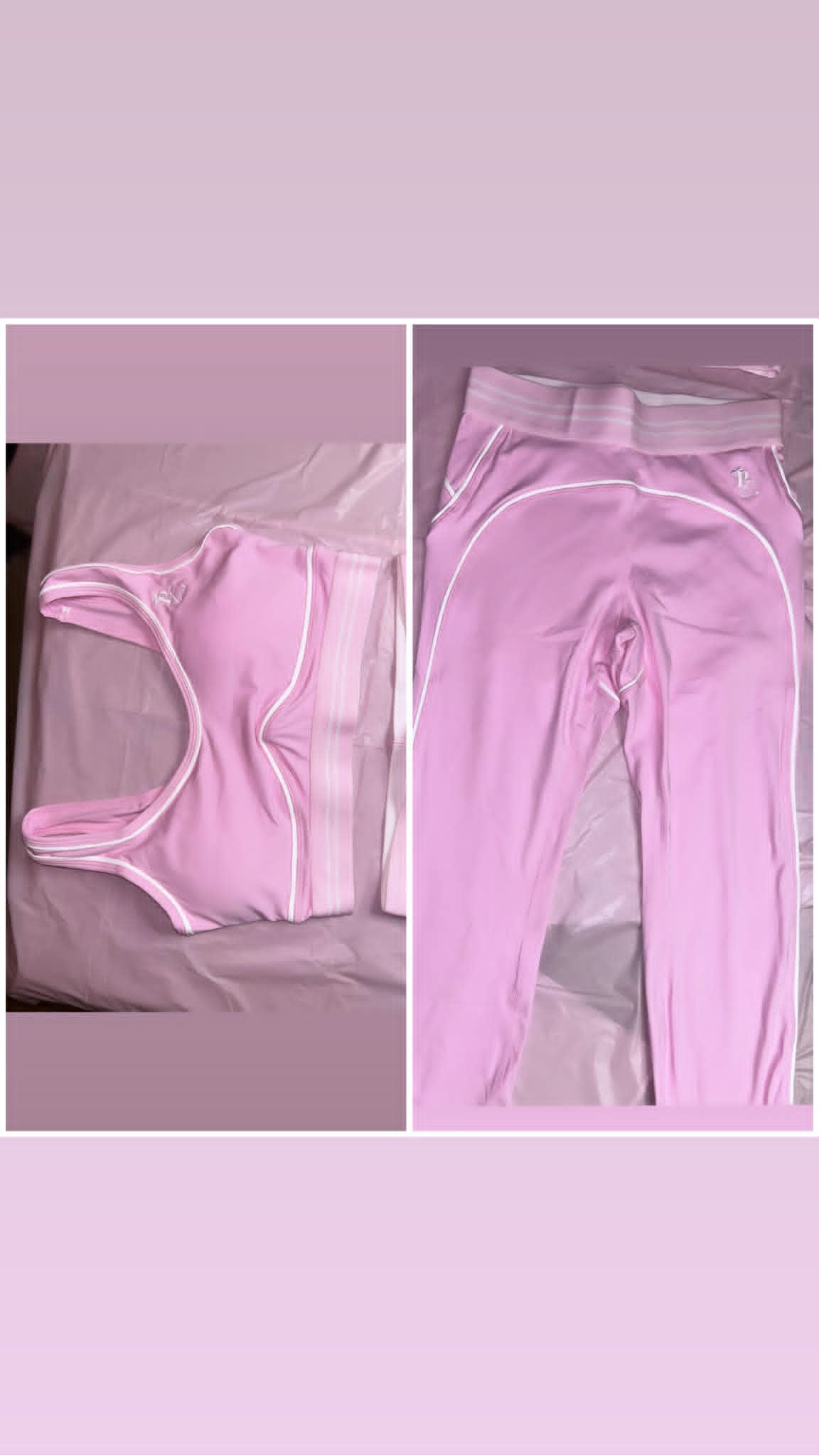 Pink 2-Piece Yoga Set
